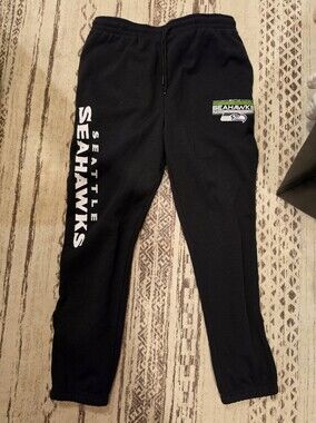 NFL Seattle Seahawks Black Logo Joggers